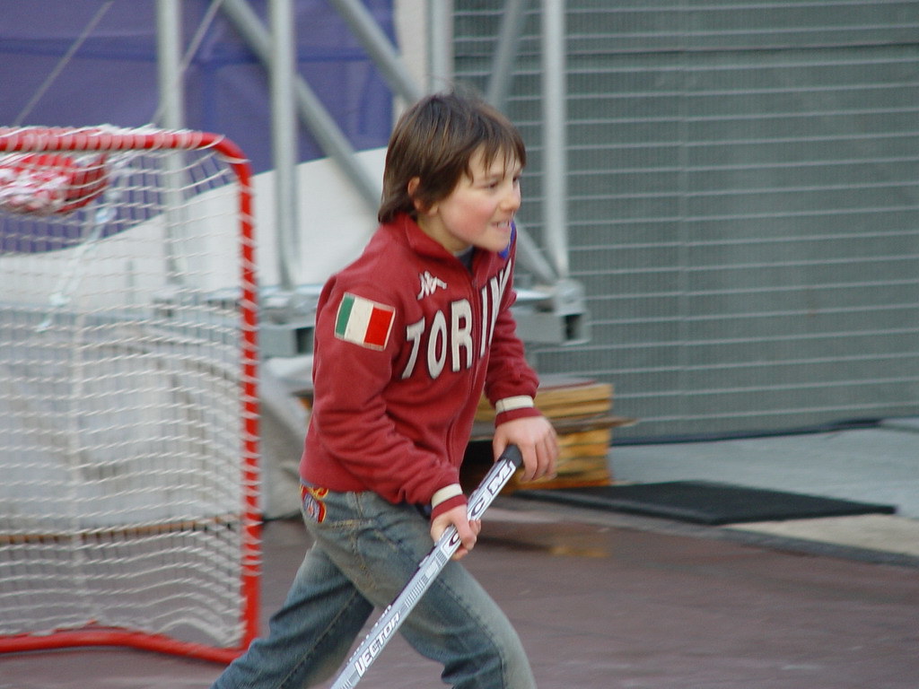 Junge Talente im Street Hockey